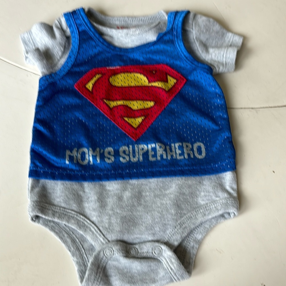 🍀DC Comics Superman Costume Blue and Red Halloween
